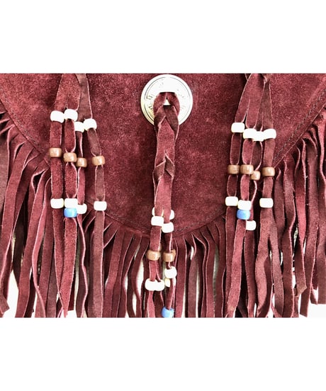 leather fringe collar