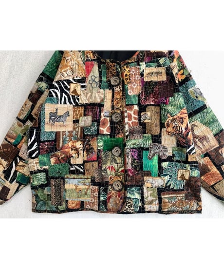 animal patch jacket