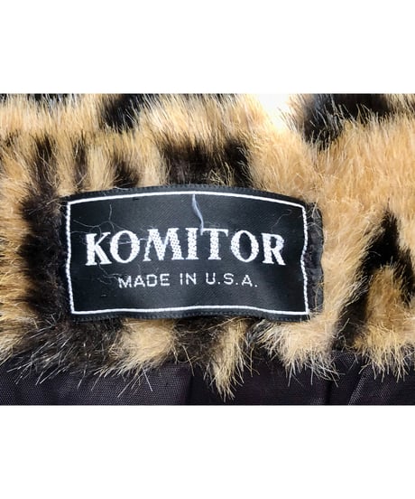 leopard faux fur coat
