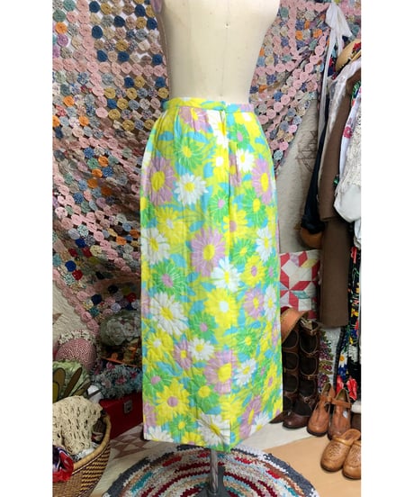 flower quilting skirt