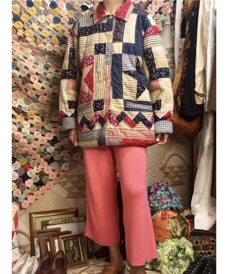 w.face  patchwork quilt  jacket