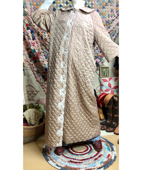 60s quilting robe