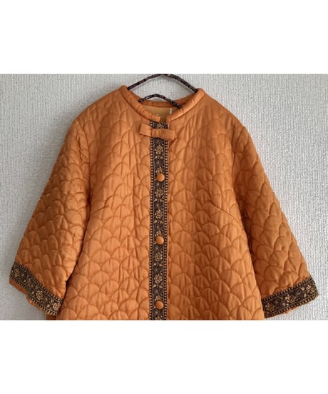 60's quilted robe