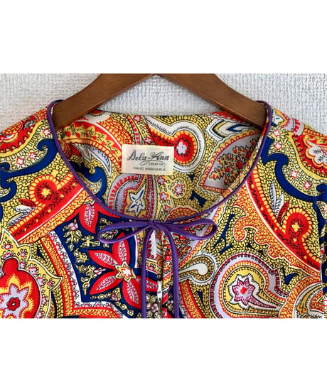 70s paisley dress