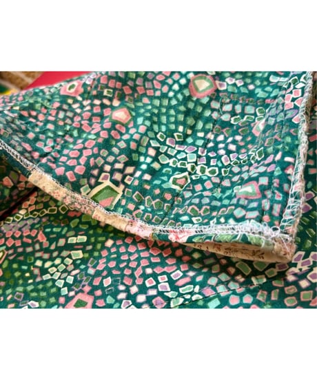 patchwork short tops