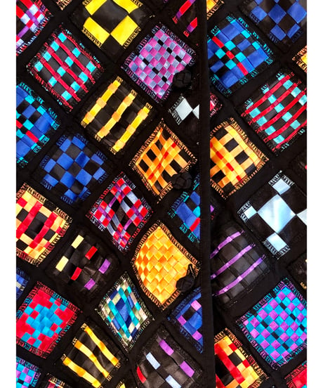 ribbon woven jacket