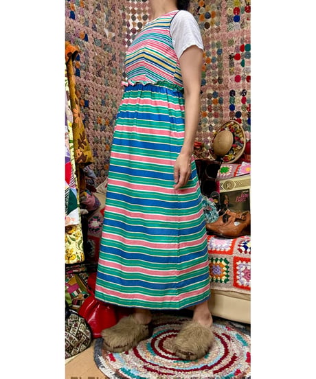 70s stripe dress