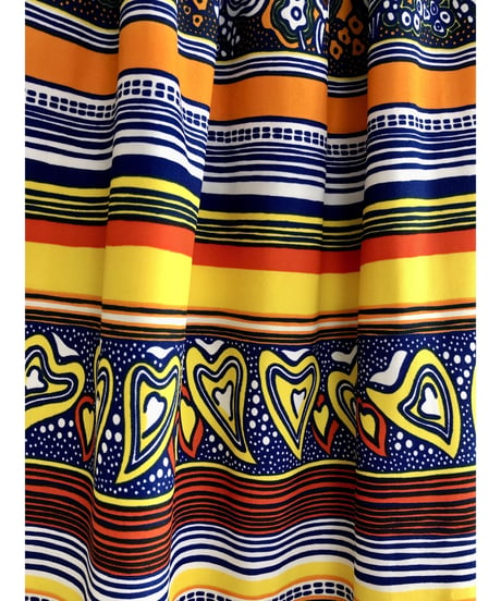 60's psychedelic pattern maxi skirt