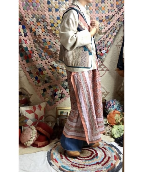 patchwork quilt vest
