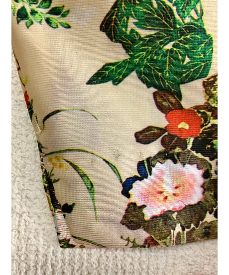 60-70s floral oriental dress