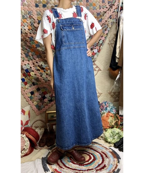 denim salopette