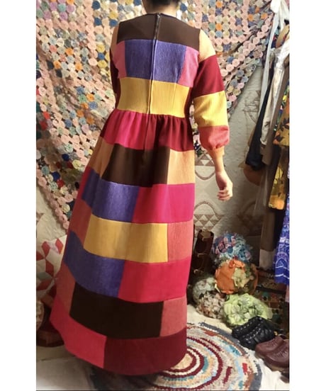 60's patchwork dress