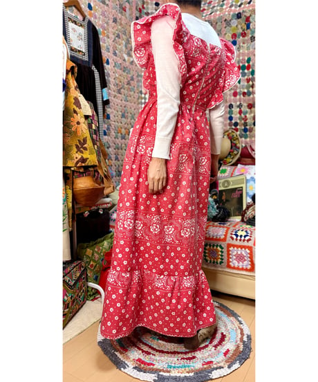 flower apron dress