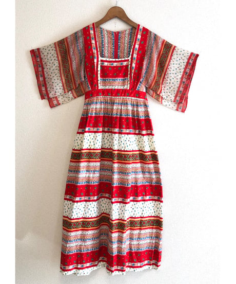 70s flower dress