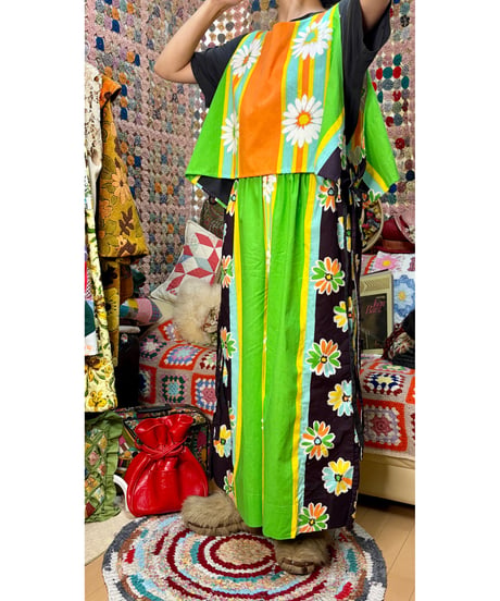70s super wide leg pants 2piece