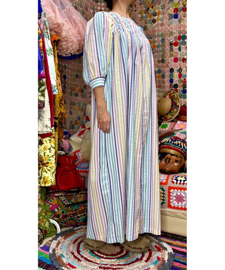stripe easy dress