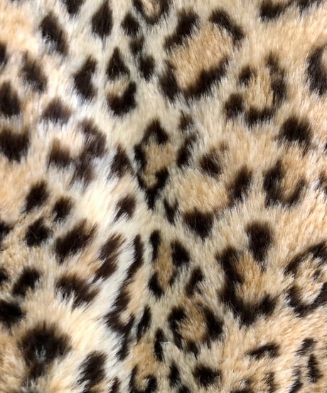 80s faux fur leopard vest
