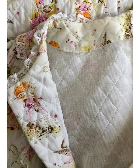 70s quilted sweet robe