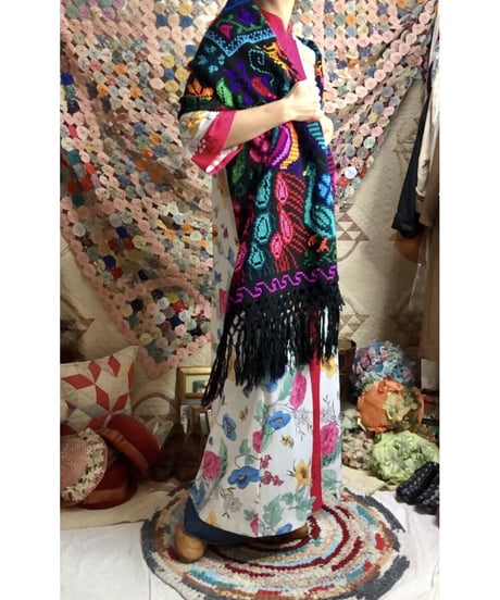 mexican peacock poncho