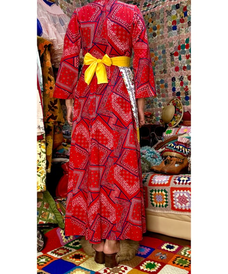 folk art half apron