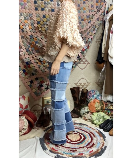 70-80's dolman sleeve ribbon tops