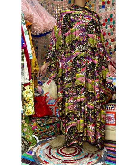 60s botanical dress