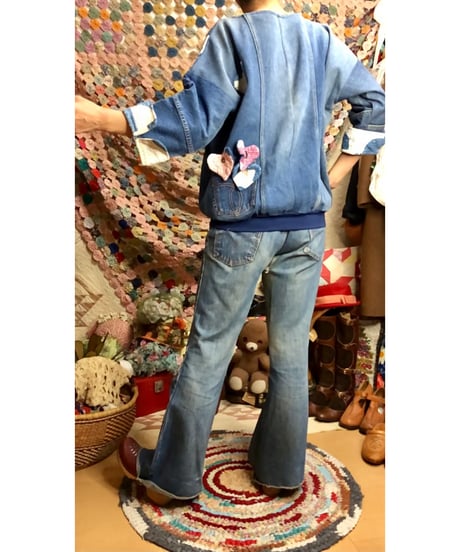 denim and quilt tops
