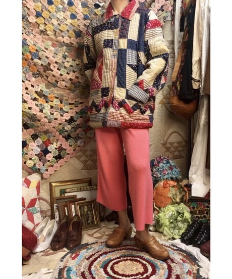 w.face  patchwork quilt  jacket