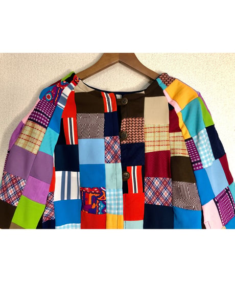 patchwork poncho