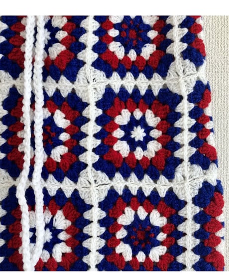 granny square skirt  tricolor