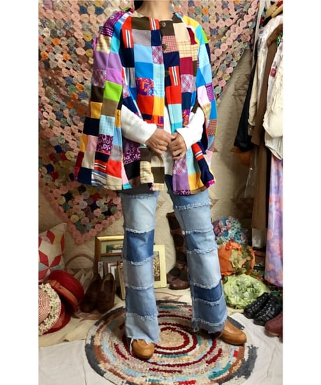 patchwork poncho
