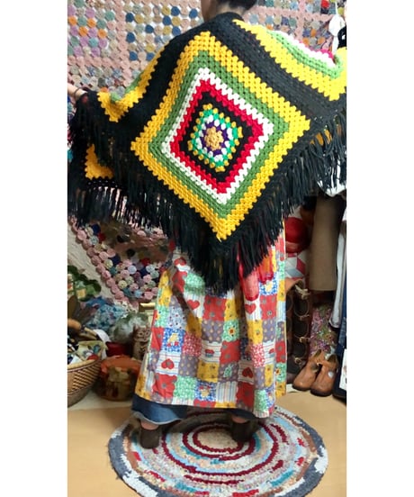granny square shawl