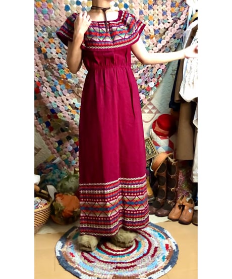 guatemala embroidered dress
