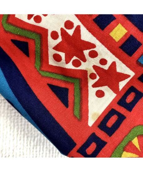 70's flower motif dress