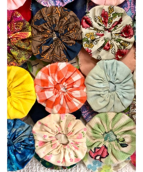 60s yo-yo quilt vest