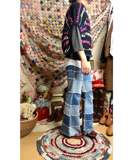 round knit vest