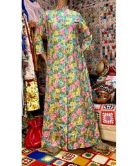 60s emboss flower robe