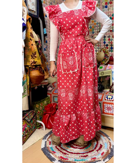 flower apron dress