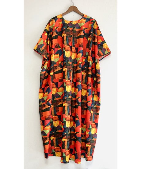 70s psychedelic easy dress