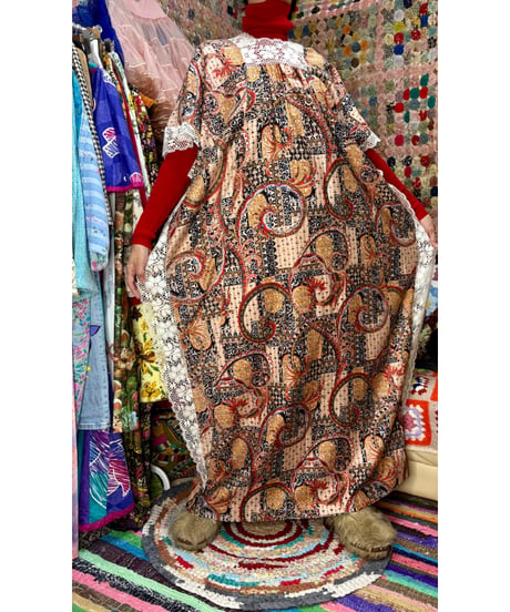 paisley maxi dress