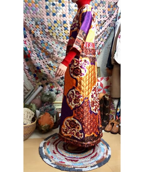 60s quilted  dress