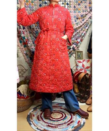 60-70s quilting robe