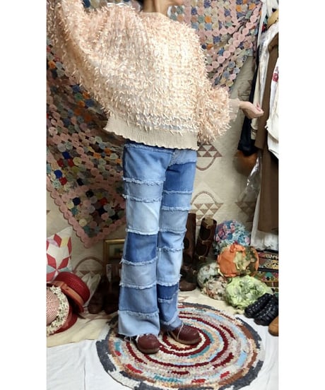 70-80's dolman sleeve ribbon tops