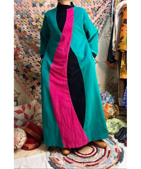 70's fleece dress
