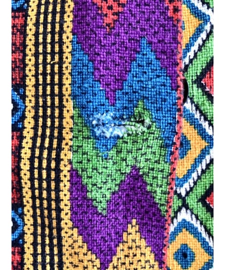 native pattern print maxi skirt