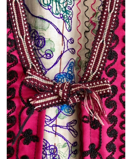 suzani embroidered robe