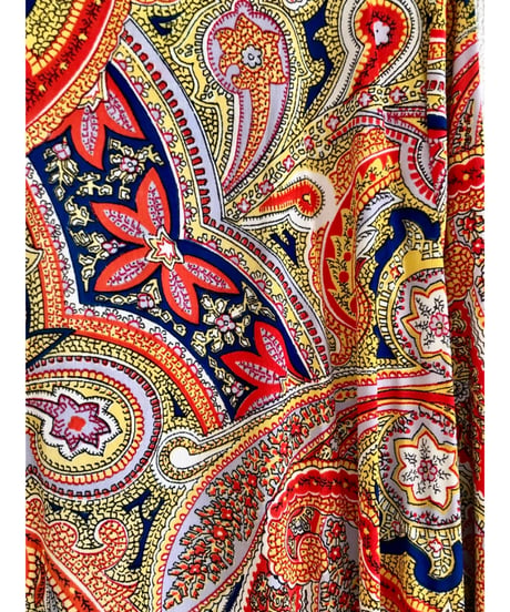 70s paisley dress