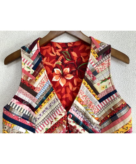 patchwork vest