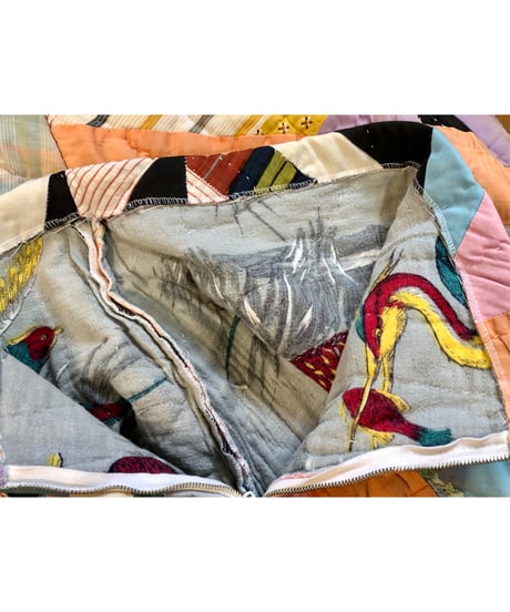 patchwork quilt skirt