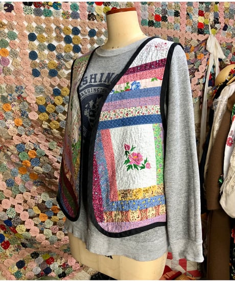 patchwork vest